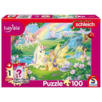 Schmidt 56563 - Bayala - Magical Faeries - 100 db-os  Schleich puzzle figurával