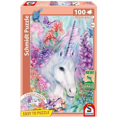 Schmidt 56530 - Gentle Unicorn Beauty - 100 db-os puzzle