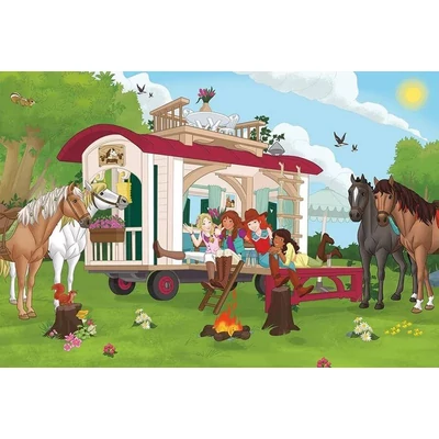 Schmidt 56463 - Horse club - 100 db-os Schleich puzzle figurával
