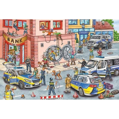 Schmidt 56450 - Police operation - 100 db-os puzzle