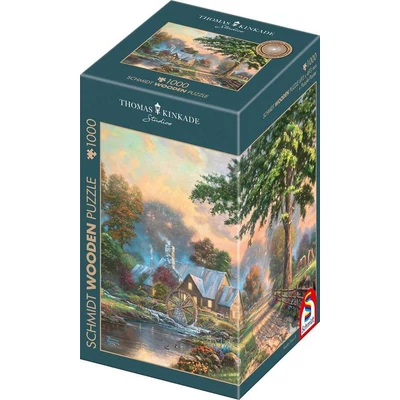 Schmidt 59797 - Simpler Times, Thomas Kinkade - 1000 db-os fa puzzle
