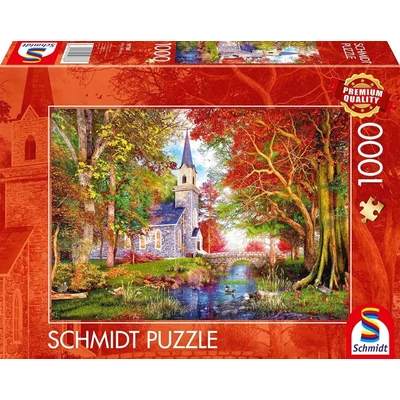 Schmidt 59788 - Chapel in autumn magic - 1000 db-os puzzle