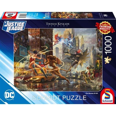 Schmidt 58789 - DC Justice League - The Women Of DC, Thomas Kinkade - 1000 db-os puzzle
