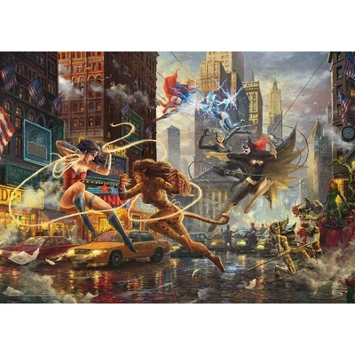 Schmidt 58789 - DC Justice League - The Women Of DC, Thomas Kinkade - 1000 db-os puzzle