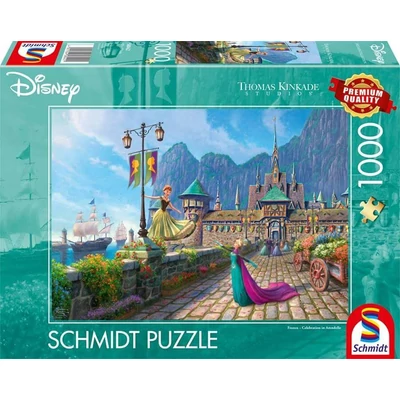 Schmidt 58042 - Disney - Frozen - Celebration in Arendelle, Thomas Kinkade - 1000 db-os puzzle