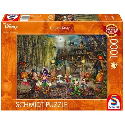 Schmidt 58033 - Disney - Mickey and Minnie - Halloween Fun, Thomas Kinkade - 1000 db-os puzzle