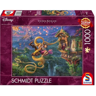 Schmidt 58034 - Disney - Rapunzel - Tangled up in Love, Thomas Kinkade - 1000 db-os puzzle