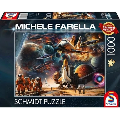 Schmidt 58539 - Fascination of Space Travel - Journey to Distant Galaxies, Michele Farella - 1000 db-os puzzle