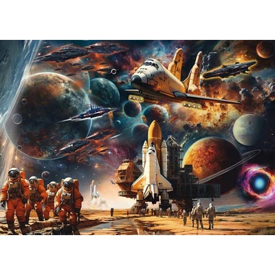 Schmidt 58539 - Fascination of Space Travel - Journey to Distant Galaxies, Michele Farella - 1000 db-os puzzle