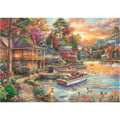 Schmidt 58553 - Golden Evening at the Shore - 1000 db-os puzzle
