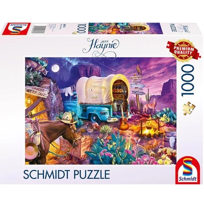 Schmidt 58576 - Romantic Wild West Camping, Jeff Haynie - 1000 db-os puzzle