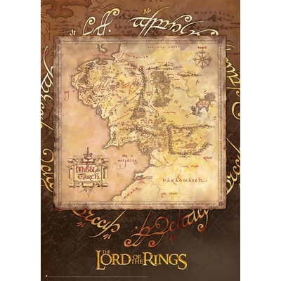 Schmidt 58551 - The Lord of The Rings - Middle Earth - 1000 db-os puzzle