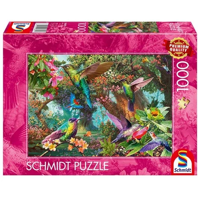 Schmidt 58869 - The Playful Colors of Hummingbirds - 1000 db-os puzzle