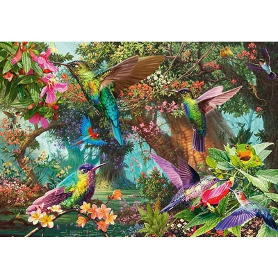 Schmidt 58869 - The Playful Colors of Hummingbirds - 1000 db-os puzzle