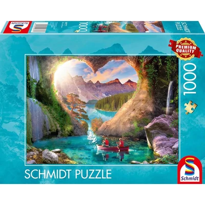 Schmidt 59777 - View with heart - 1000 db-os puzzle
