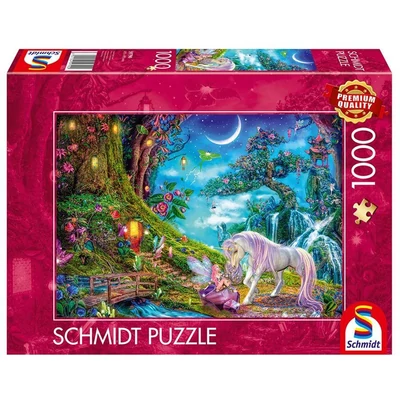Schmidt 59790 - Where the Unicorn and the Elf Say Goodnight - 1000 db-os puzzle