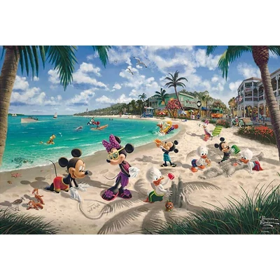 Schmidt 56559 - Disney - Mickey and Minnie in San Francisco, Thomas Kinkade - 200 db-os puzzle
