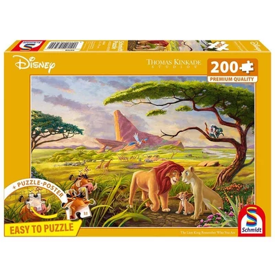 Schmidt 56560 - Disney - The Lion King, Thomas Kinkade - 200 db-os puzzle