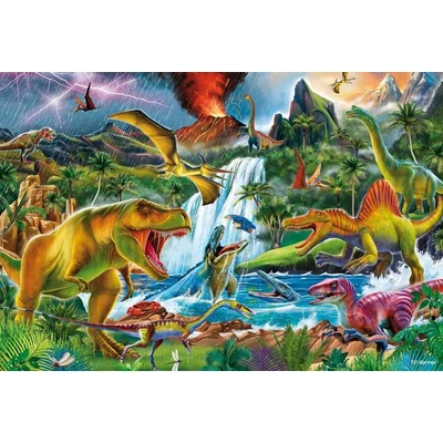 Schmidt 56535 - Fascinating Prehistoric Giants - 200 db-os puzzle