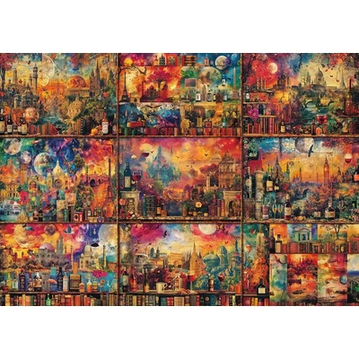 Schmidt 59745 - Traveling with Books and Wine - 2000 db-os puzzle
