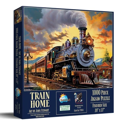 SunsOut 77034 - Train Home - 1000 db-os puzzle