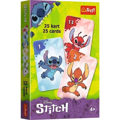 Trefl 08978 - Disney - Lilo és Stitch  - Fekete Péter kártya