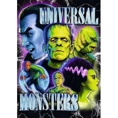 Trefl 12070 - Az Universal szörnyei - 1000 db-os Premium Plus puzzle
