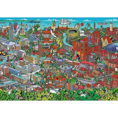 Trefl 10924 - 40 Éves Jubileum - Háromváros - 1000 db-os puzzle