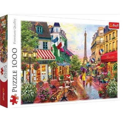 Trefl 10864 - Virágos Párizs - 1000 db-os puzzle