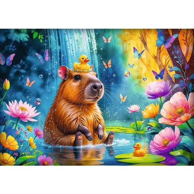 Trefl 10949 - Kapibara - 1000 db-os puzzle