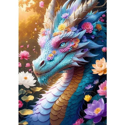 Trefl 10953 - Színes sárkány - 1000 db-os puzzle