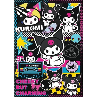 Trefl 10958 - Kuromi Hello Kitty világában - 1000 db-os puzzle