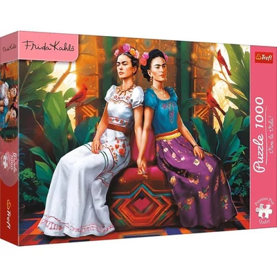 Trefl 12095 - Frida Kahlo - Két arc - 1000 db-os Premium Plus puzzle
