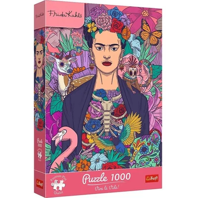 Trefl 12096 - Frida Kahlo - Virágzó lélek - 1000 db-os Premium Plus puzzle