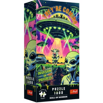 Trefl 12129 - Hall of Horror - UFO - 1000 db-os Premium Plus puzzle