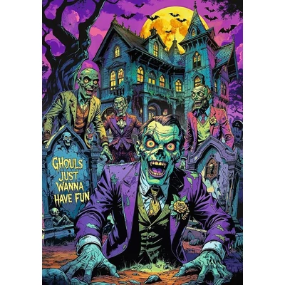Trefl 12132 - Hall of Horror - Zombik - 1000 db-os Premium Plus puzzle
