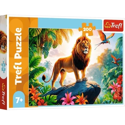 Trefl 13329 - A dzsungel királya - 200 db-os puzzle