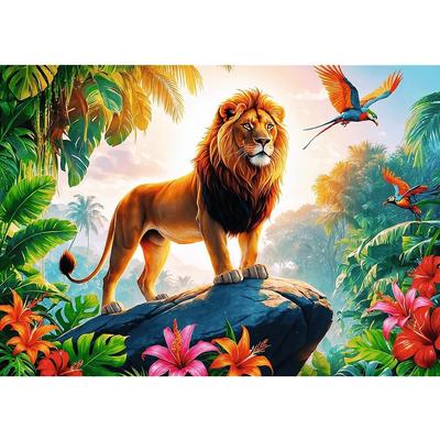 Trefl 13329 - A dzsungel királya - 200 db-os puzzle