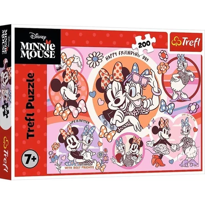 Trefl 13343 - Minnie és Daisy - 200 db-os puzzle