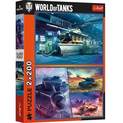 Trefl 13346 - World of Tanks - 2 x 200 db-os puzzle