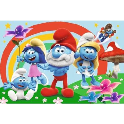 Trefl 14374 - Hupikék Törpikék - 24 db-os Maxi puzzle