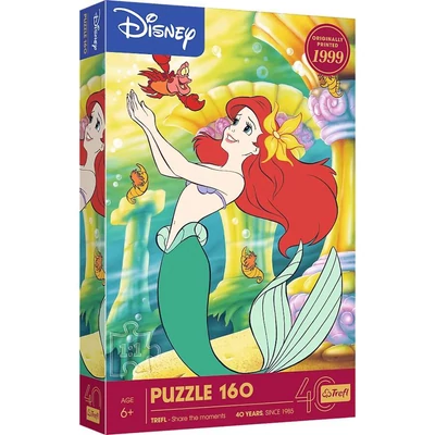 Trefl 40056 - 40 Éves Jubileum - Disney - A kis hableány - 160 db-os puzzle