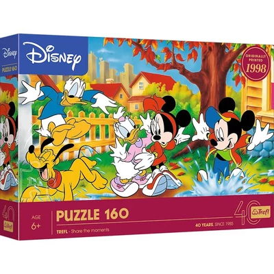 Trefl 40055 - 40 Éves Jubileum - Disney - Tócsákba ugrálni - 160 db-os puzzle