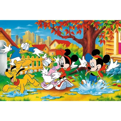 Trefl 40055 - 40 Éves Jubileum - Disney - Tócsákba ugrálni - 160 db-os puzzle