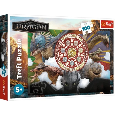 Trefl 16524 - Így neveld a sárkányodat - 100 db-os puzzle