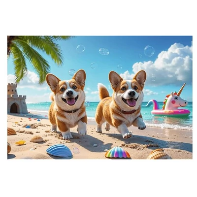 Trefl 16536 - Corgik - 100 db-os puzzle