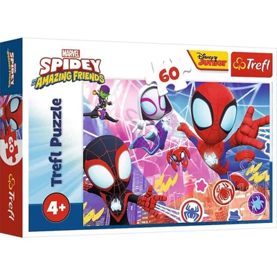 Trefl 17410 - Spidey és barátai - 60 db-os puzzle