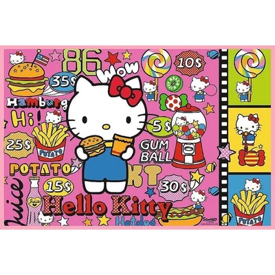 Trefl 13336 - Hello Kitty és barátai - 2 x 200 db-os puzzle