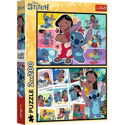 Trefl 13334 - Lilo és Stitch - 2 x 200 db-os puzzle