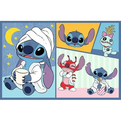 Trefl 34444 - Stitch kalandjai - 2 x 70 db-os puzzle
